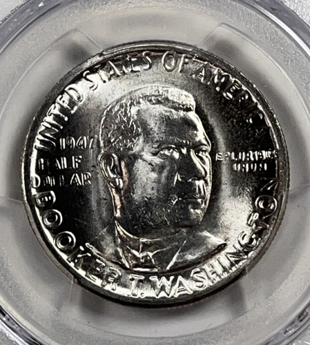 1947-D Booker T Washington Commemorative Half Dollar : PCGS MS66 - Picture 3 of 4