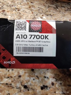 NEW  AMD A10 7700K CPU RED BOX A serie For Socket FM2+ MOBOs