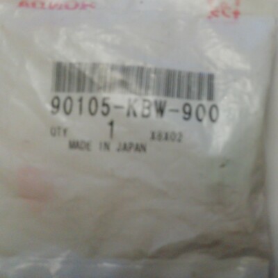 HONDA NES125 PES125 SH125 150 2000-2010  Stand BOLT, SPECIAL 10X30 90105-KBW-900