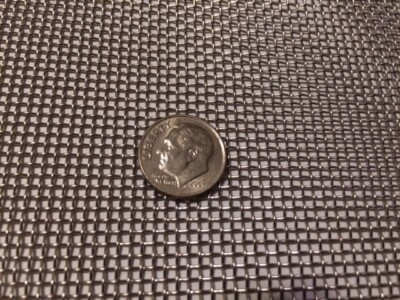 t-304 Stainless Steel Mesh -304 Mesh #12 .023 Stainless Steel Wire Mesh 6''x 18''