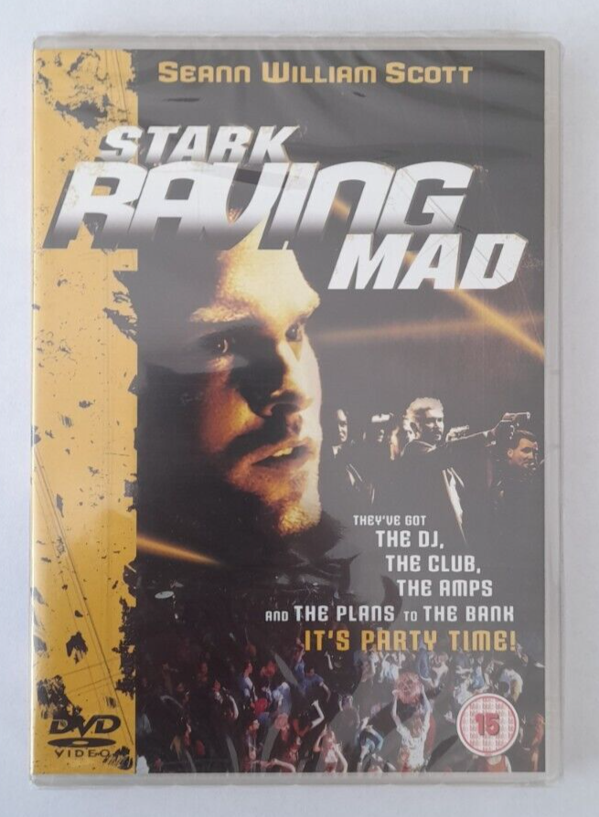 Stark Raving Mad - Heist Comedy (DVD, 2002) Music by DJ John Digweed