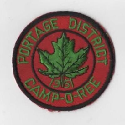 1951 Portage District Camp-O-Ree BLK Bdr. [CHI-202]