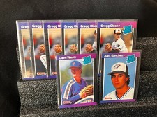 1989 Donruss Randy Johnson, Gregg Olson, David West, Greg Harris Gregg Jefferies