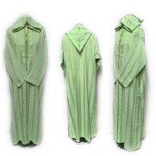 Men's Moroccan Green Rich Soft Cotton Hooded Thobe/Jubba/Djelleba