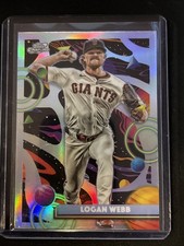 🔥Logan Webb 2025 Topps Cosmic Chrome Refractor #88 Giants
