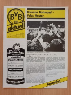 UEFA Cup: Borussia Dortmund Velez Mostar 21.10.1987