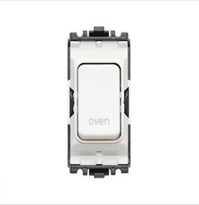 MK K4896OVWHI 20 amp DP 1 Way Grid Switch Module for Oven x10
