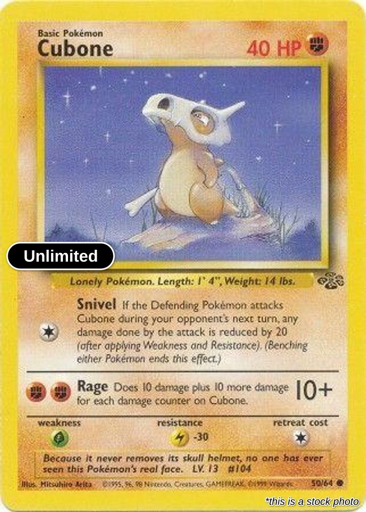 Cubone 50/64 Jungle NM