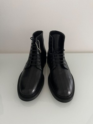 SAINT LAURENT Boots Stiefel Gr 42 schwarz Leder (NP:1.600 ) *NEU*