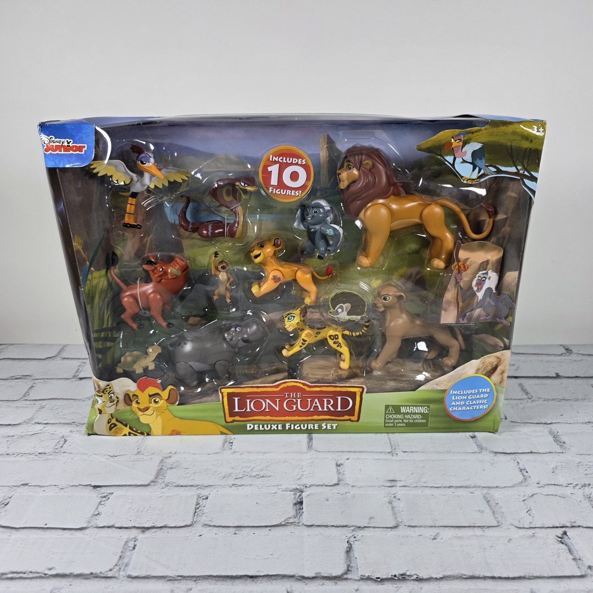 The Lion Guard Deluxe Figure Set Disney Junior Rare 10 Figure Set