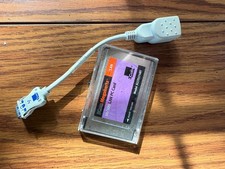 3Com 10/100 PCMCIA Ethernet LAN PC Card with Dongle Cable 3CCFE574BT