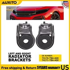 For Honda Civic 2016-2021 Upper Radiator Mount Bracket 2Pcs Engine Compartment