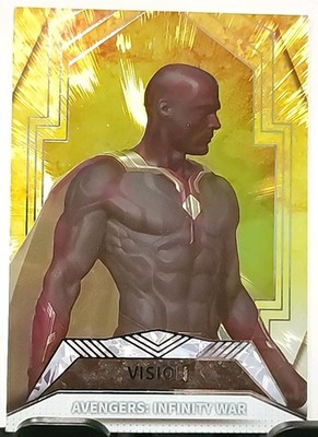 2023 Finding Unicorn Marvel Infinity Saga Gold Vision 067/100 Card
