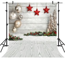 10X10FT Seamless Christmas Theme CP Pictorial Cloth Photography Background Co...