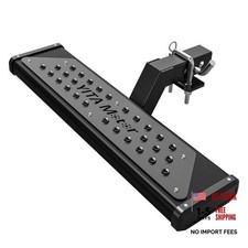 Aluminum Hitch Steps with 2" Receiver Bumper Guard Protector for