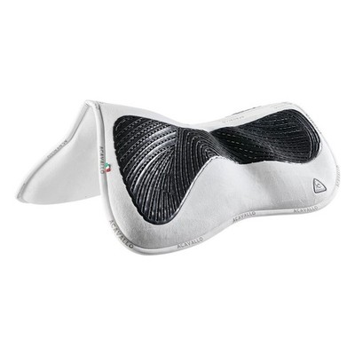 ACAVALLO Gel And Memory Foam White Half Pad (AC210-01-02)