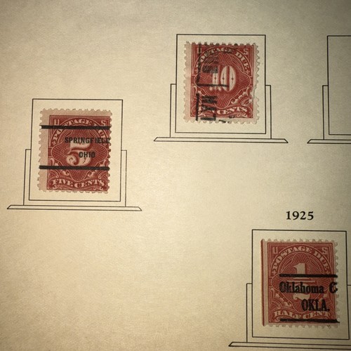 USA 1891-1933 POSTAGE DUE PARCEL POST DUE STAMP SMALL COLLECTION RARE 1-50 CENT - Picture 19 of 23