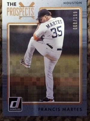 2017 Donruss Optic The Prospects Blue #TP15 Francis Martes Houston Astros