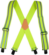Safety Reflective Suspender Safety  High Visibility Men Work Suspender