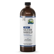 Nature's Sunshine Silver Shield Liquid, 32 Fl Oz | Colloidal Silver Liquid with