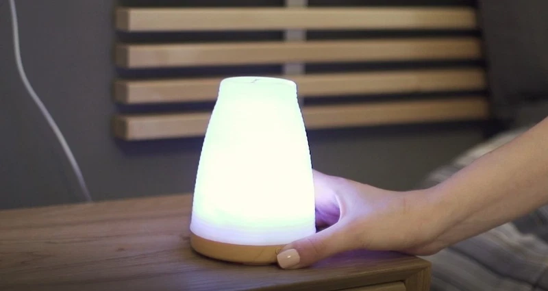 Diffusore di Aromi Oli Essenziali a Ultrasuoni con Luce Led 100 ml Profumatore, fotografia 10 di 10