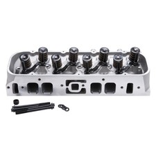 Edelbrock For Cylinder Head Bbc Performer Rpm Oval Port 100cc Complete Single W