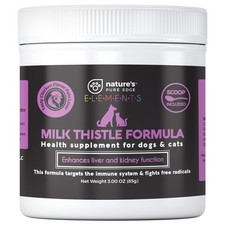 Milk Thistle for Dogs  Cats. Liver with Real Chicken. Extra Strength Liver a...
