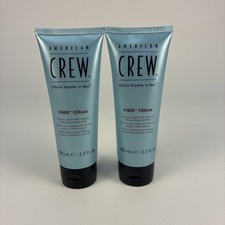 Lot Of 2 American Crew Men's Fiber Cream, Medium-Firm Hold - 3.3 oz each