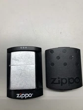 2006 Zippo Lighter Unfired J06 Brushed Chrome