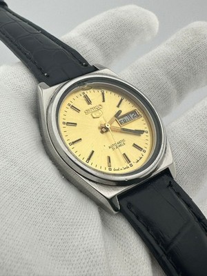 Vintage Seiko 5 Automatic Authentic Japan Made Men's Wrist Watch 21 Jewels