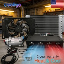 12000 Btu 12v Car Air Conditioner Kit Universal Underdash Electric Ac Compressor