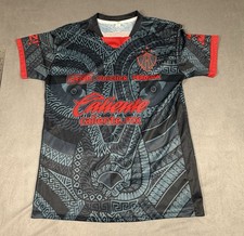 Camiseta de fútbol oficial Atlas FC Charly para hombre gris medio ligera elástica 16