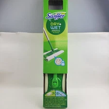 Swiffer Sweeper Dry + Wet Mop (5 Dry Cloth/3 Wet Cloths) 