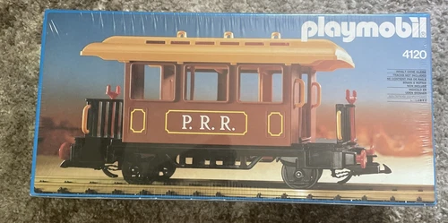 Playmobil #4120 Passenger Car Western Train Set New/sealed - Vintage Toys