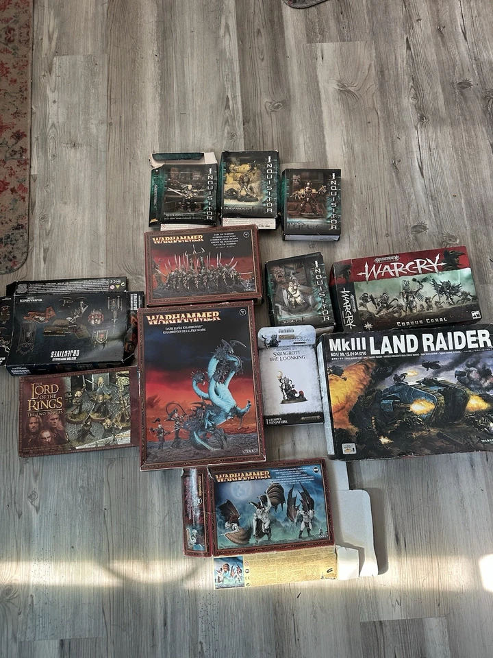 Lote De Colección De Cajas De Warhammer Y Games Workshop (Solo Cajas)-Warhammer 40k Foto 3 de 4