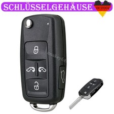 5 Tasten Klapp Schlüssel Gehäuse für VW Caddy T5 T6 Multivan V Transporter Seat
