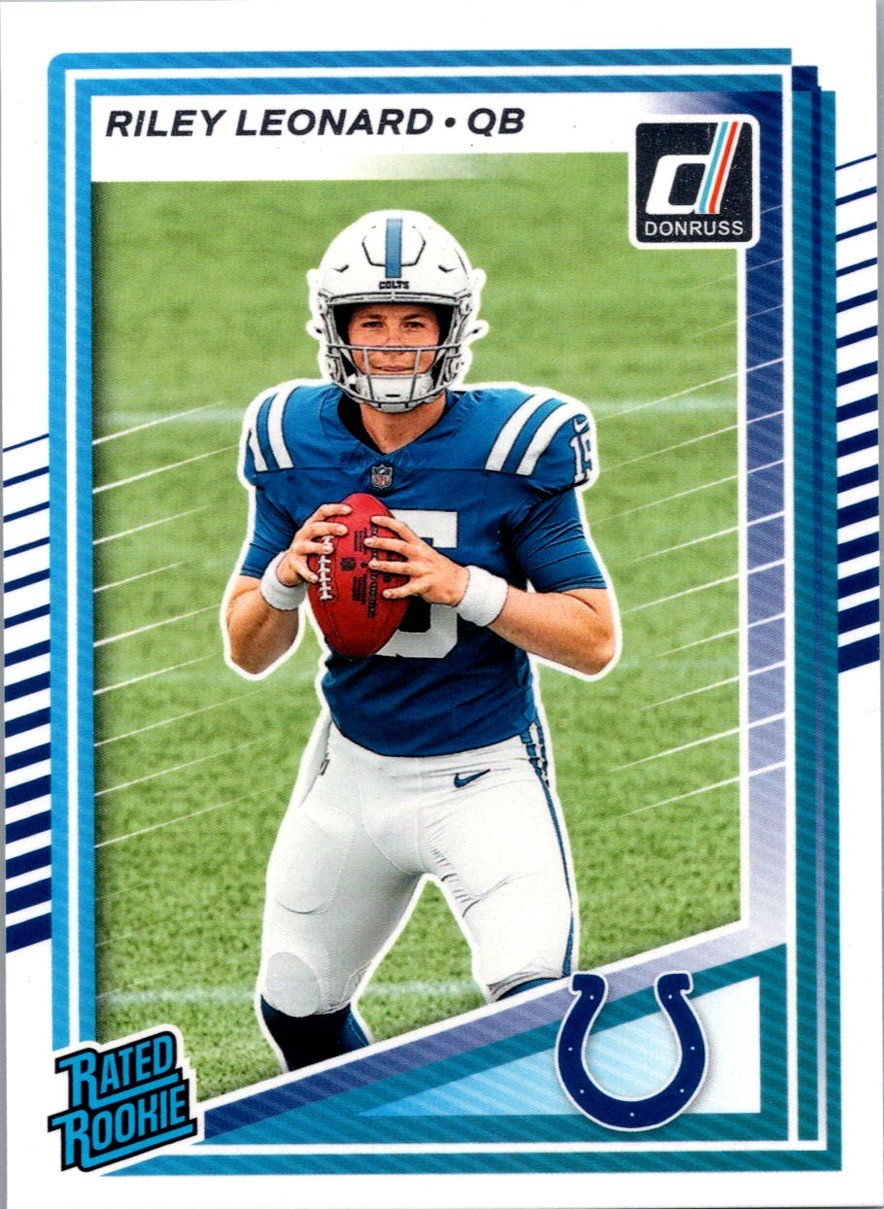 Riley Leonard 2025 Donruss #341 RC Indianapolis Colts