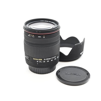 Sigma AF 18-200mm f3.5-6.3 DC Lens Canon EF #600