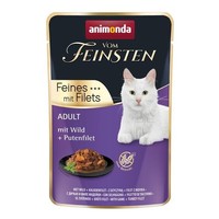 Animonda Cat Vom Feinsten Adult Wild & Putenfilet 85G (Menge: 18 Je Bestelleinhe