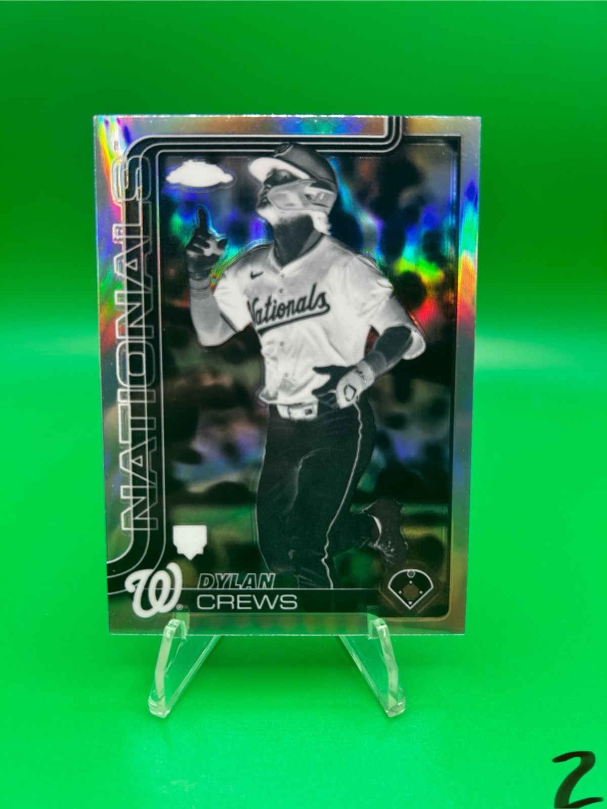 Dylan Crews Rookie Card RC Negative Refractor Variation 2025 Topps Chrome #146