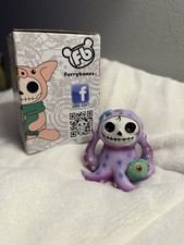 Summit Collection Furrybones Purple Octopee Figurine Signature Skeleton 2.5 H