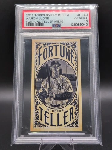 2017 Topps Gypsy Queen #FT-AJ Aaron Judge Fortune Teller Minis RC PSA 10