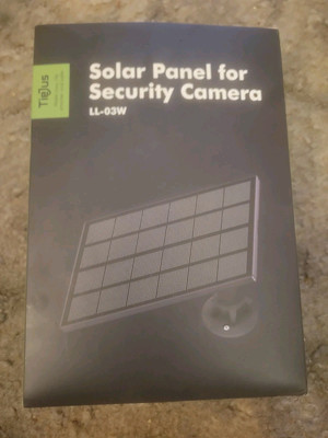 Tiejus 3 Watt Solar Panel For Security Camera LL-03W Micro USB Connection