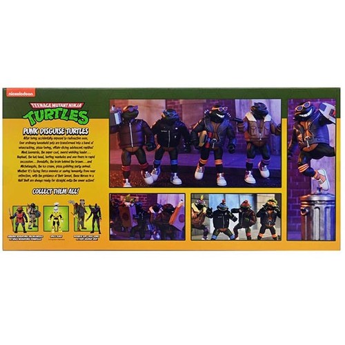 NECA Punk Disguise Teenage Mutant Ninja Turtles Archie 4 Pack TMNT Official - Picture 8 of 8