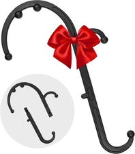 Trigger Point Massage Cane Tool for Back Neck Shoulder Pain Relief – Black