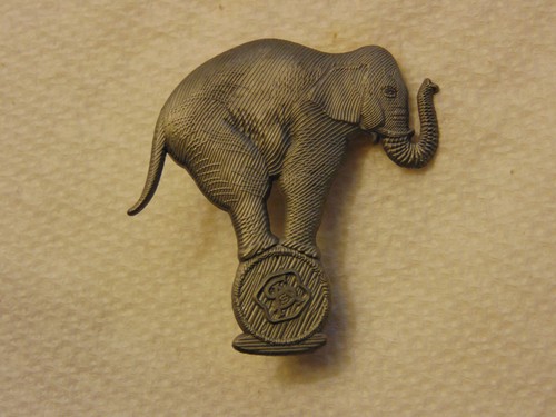 Grey Elephant SA Lapel Hat Purse Pin Back