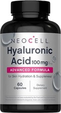 NEOCELL Hyaluronsäure ADVANCED FORMULA 100mg 60 veggiecaps, SUPER PREIS
