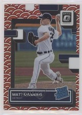 2022 Panini Donruss Optic Rated Rookie Photon Prizm Matt Manning #33 mq1