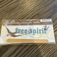 My Mind's Eye BOHEMIA TRANFER TITLES  Rub On TRANSFERS "FREE SPIRIT" NEW