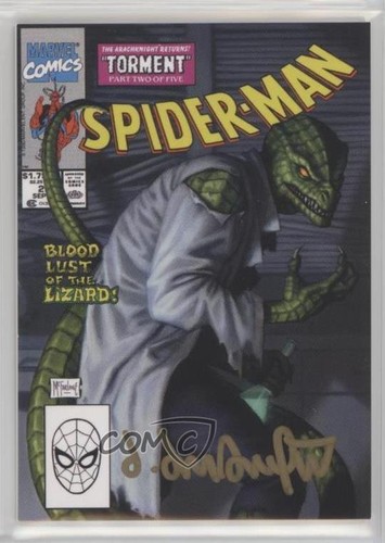 2022 Upper Deck Marvel Masterpieces Variant Cover Auto 8/10 Lizard #16 Auto 4et